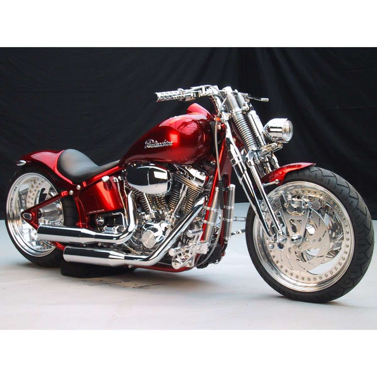 Rick's Headlight Mount - Softail Springer Fork