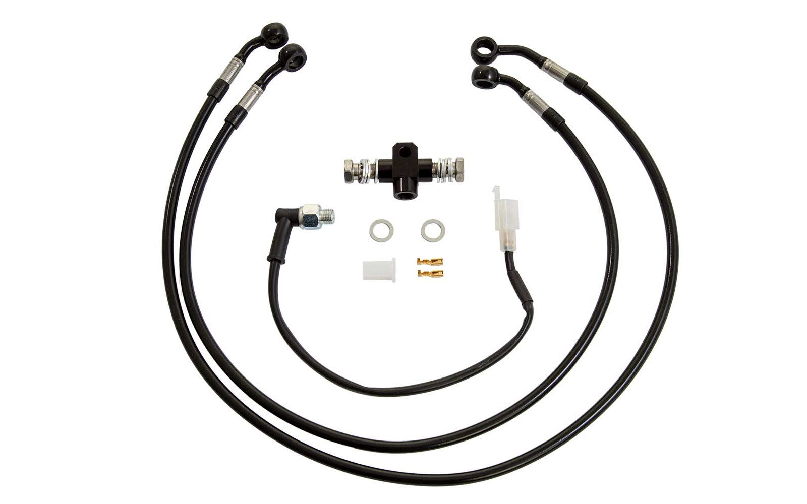 Rick's Forward Controls OEM / +2" Brake Lines - Softail 18-up
