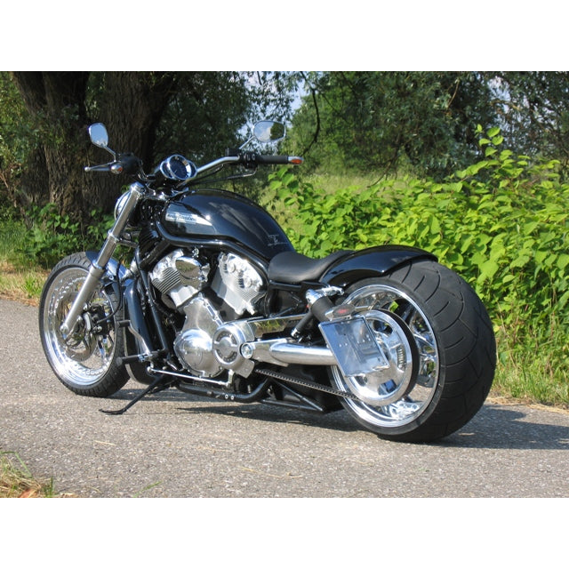 Rick's Side License Plate Bracket Polished (OEM Swingarm) - V-Rod 02-17