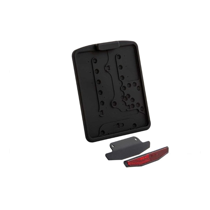 Rick's Reflector Matte Black - Rick's Slide-In License Plate Base