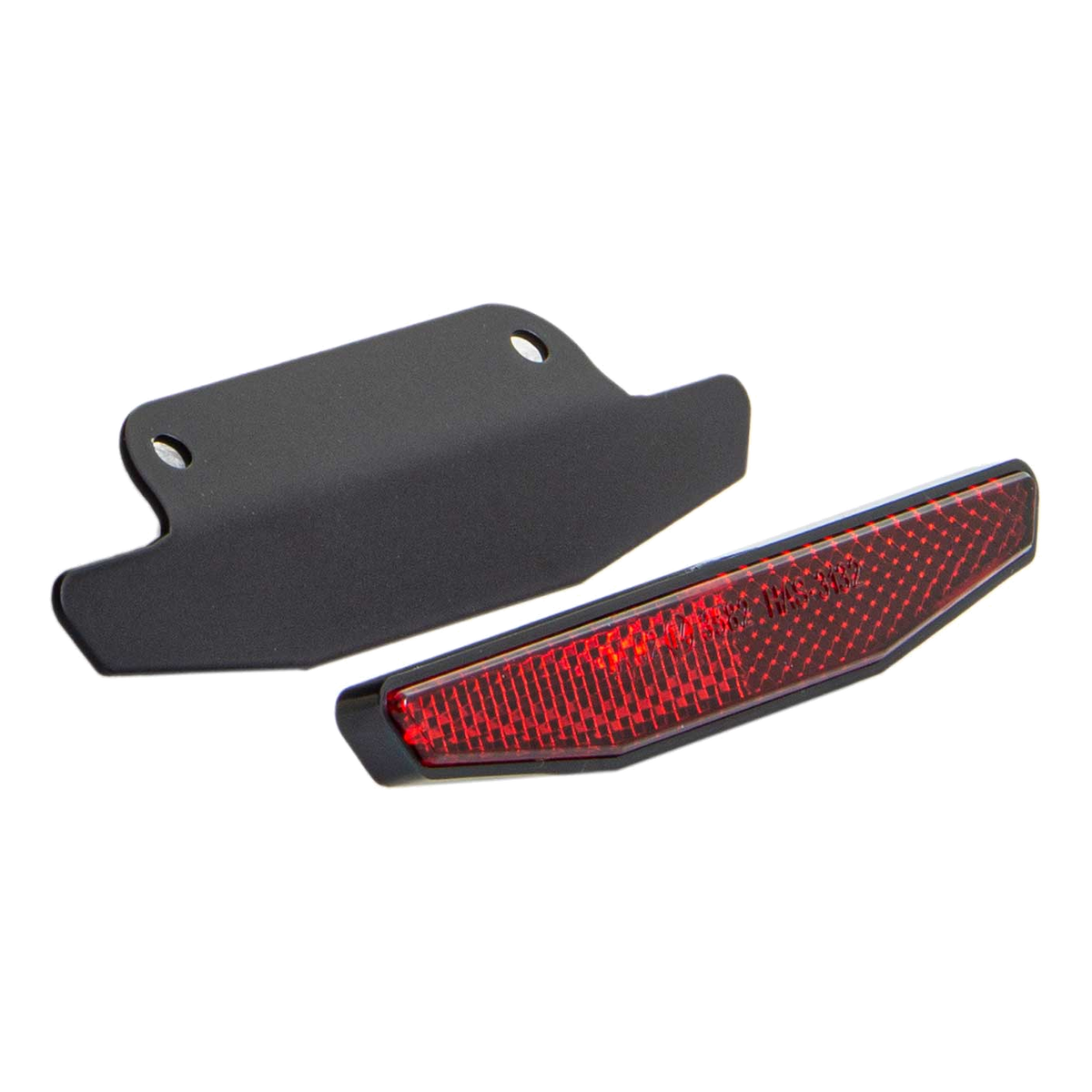 Rick's Reflector Matte Black - Rick's Slide-In License Plate Base