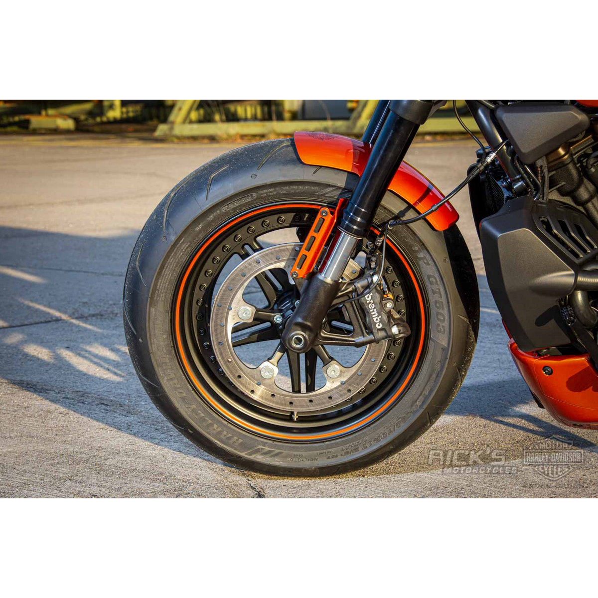 Rick's 17" Steel Front Fender - Sportster S 21-up