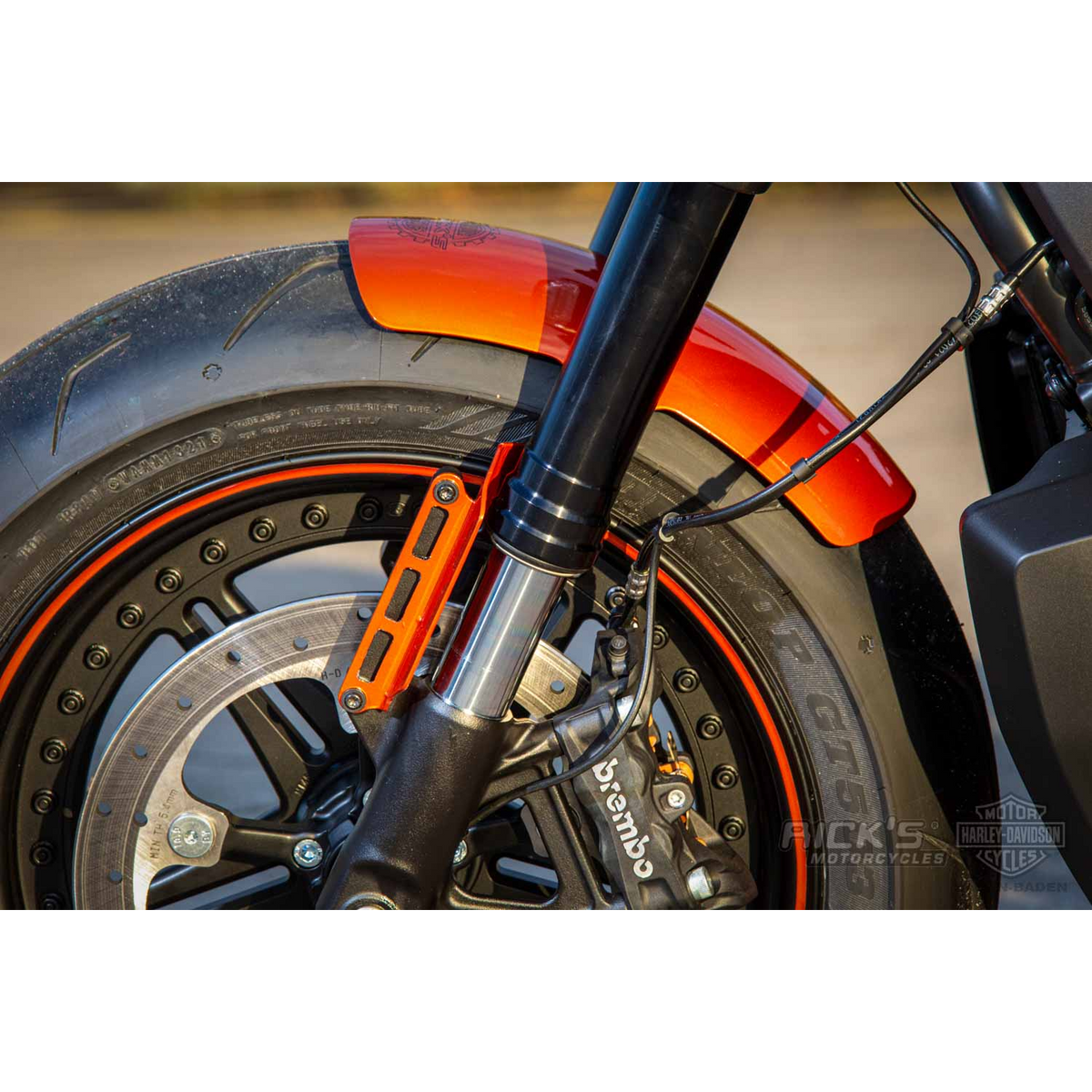 Rick's 17" Steel Front Fender - Sportster S 21-up