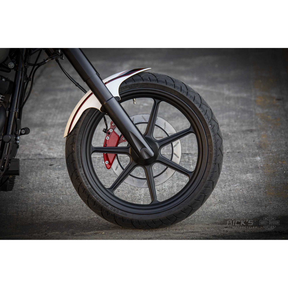 Rick's Steel Front Fender - Softail EVO & Twin Cam 00-17