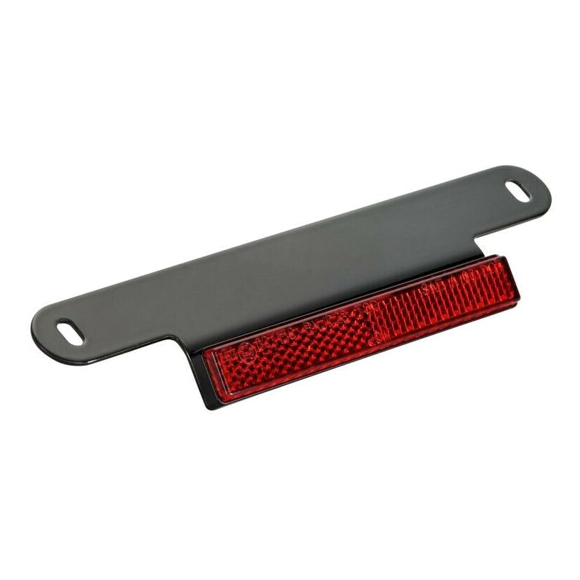 Rick's Side License Plate Bracket Black - Dyna 06-17