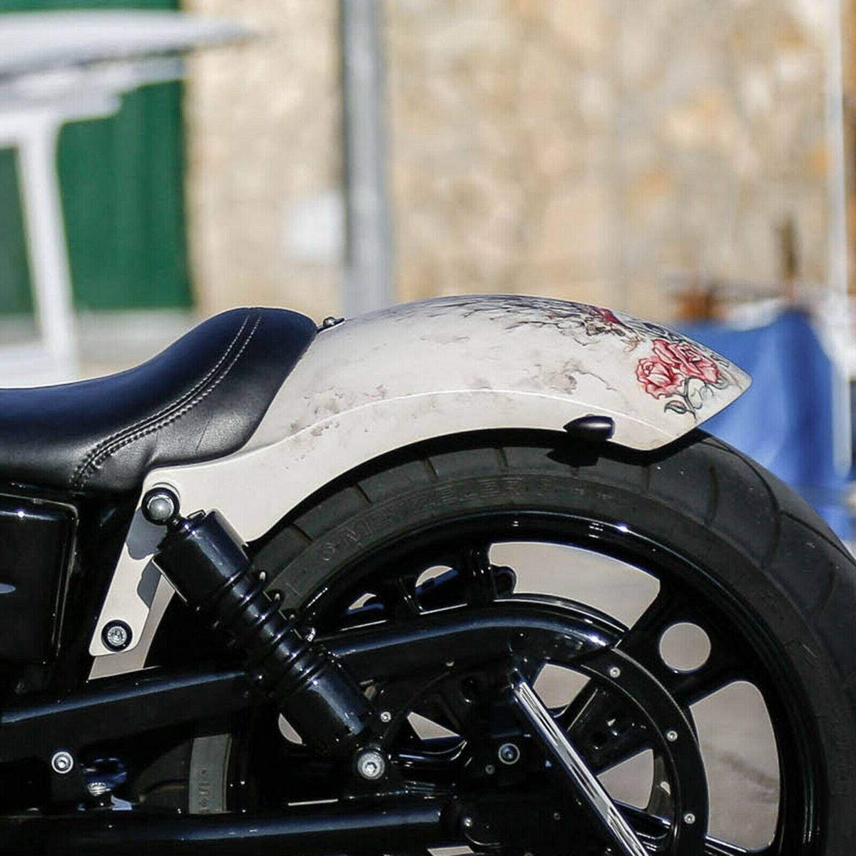 Rick's Steel Rear Fender - Dyna 06-17