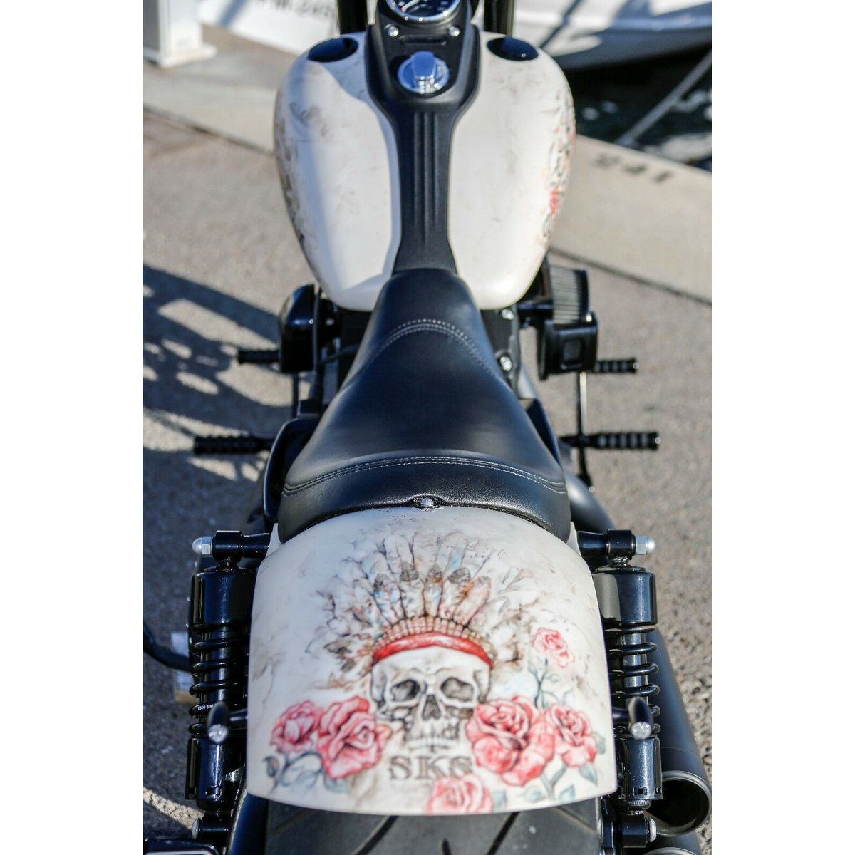 Rick's Steel Rear Fender - Dyna 06-17