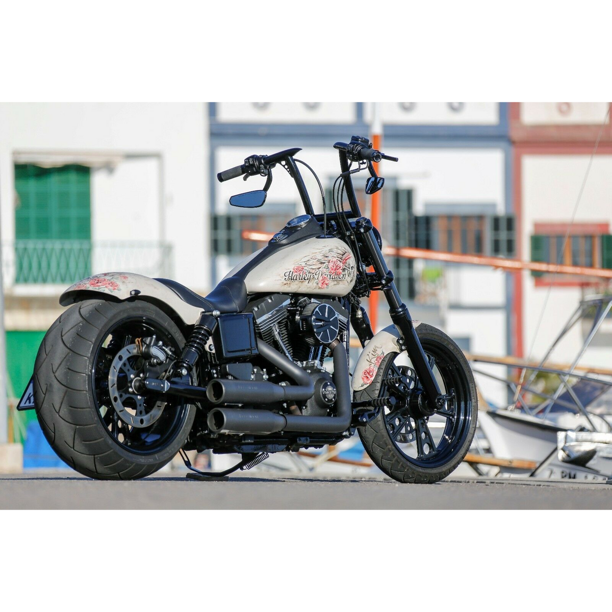 Rick's Steel Rear Fender - Dyna 06-17
