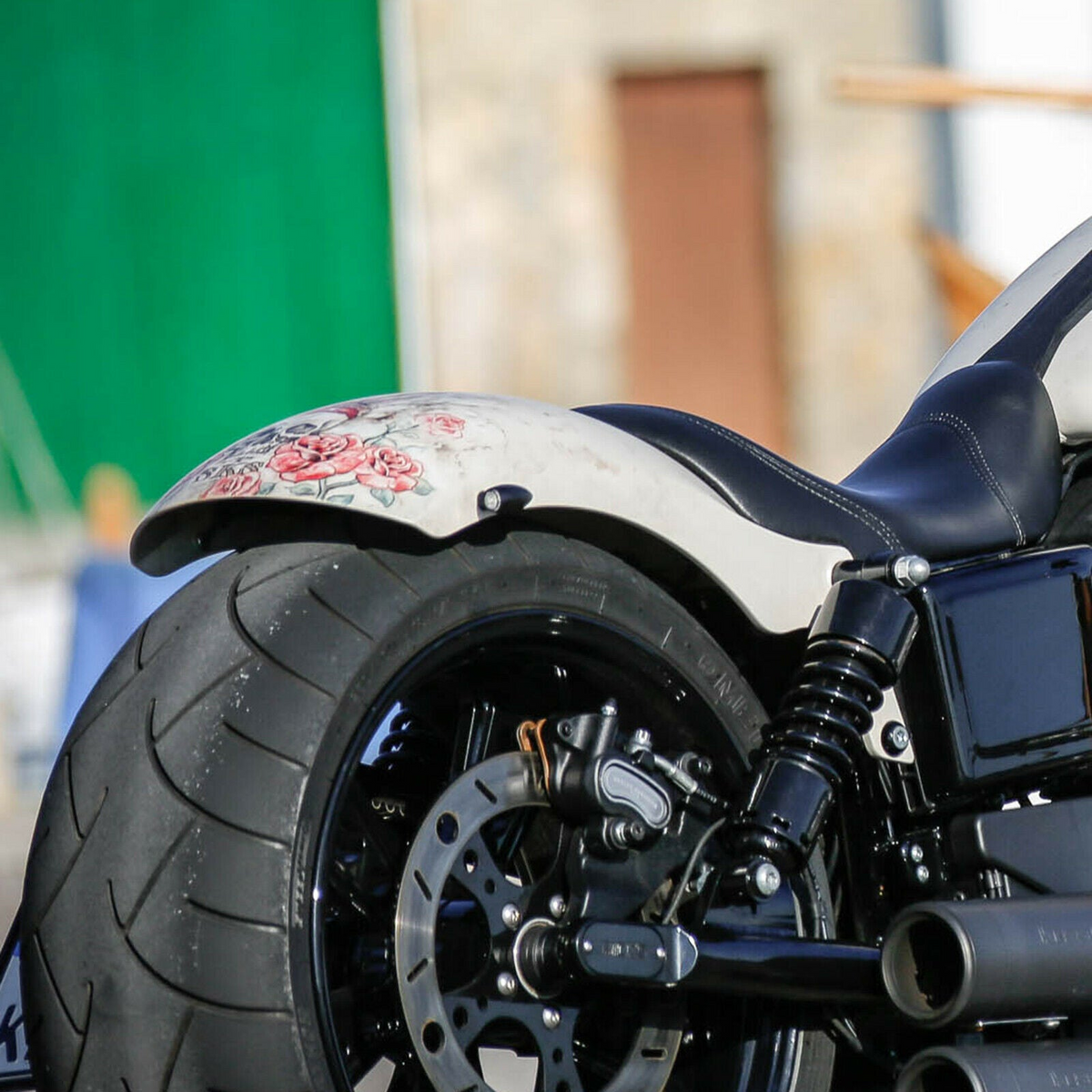 Rick's Steel Rear Fender - Dyna 06-17
