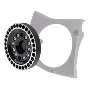 Rick's Perforated Pulley Trim Cover - Sportster 04-up