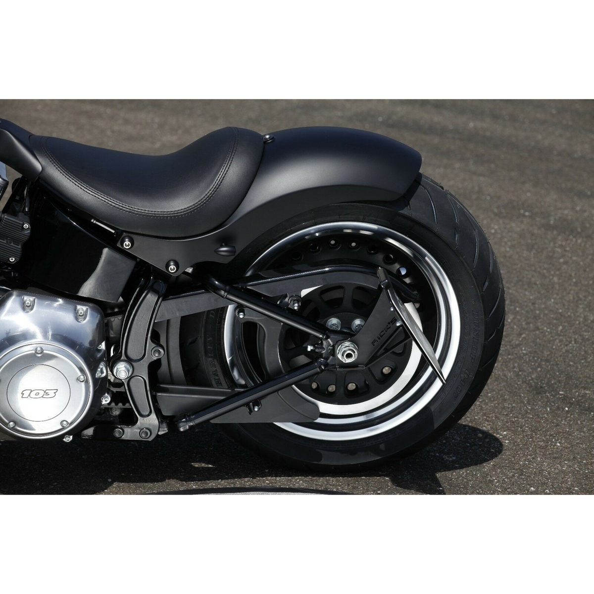 Rick's Steel Rear Fender 200-260 Tire - Softail 84-17