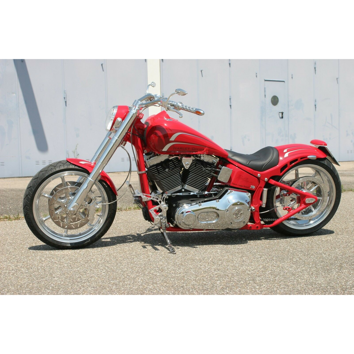 Rick's Steel Rear Fender 200-260 Tire - Softail 84-17