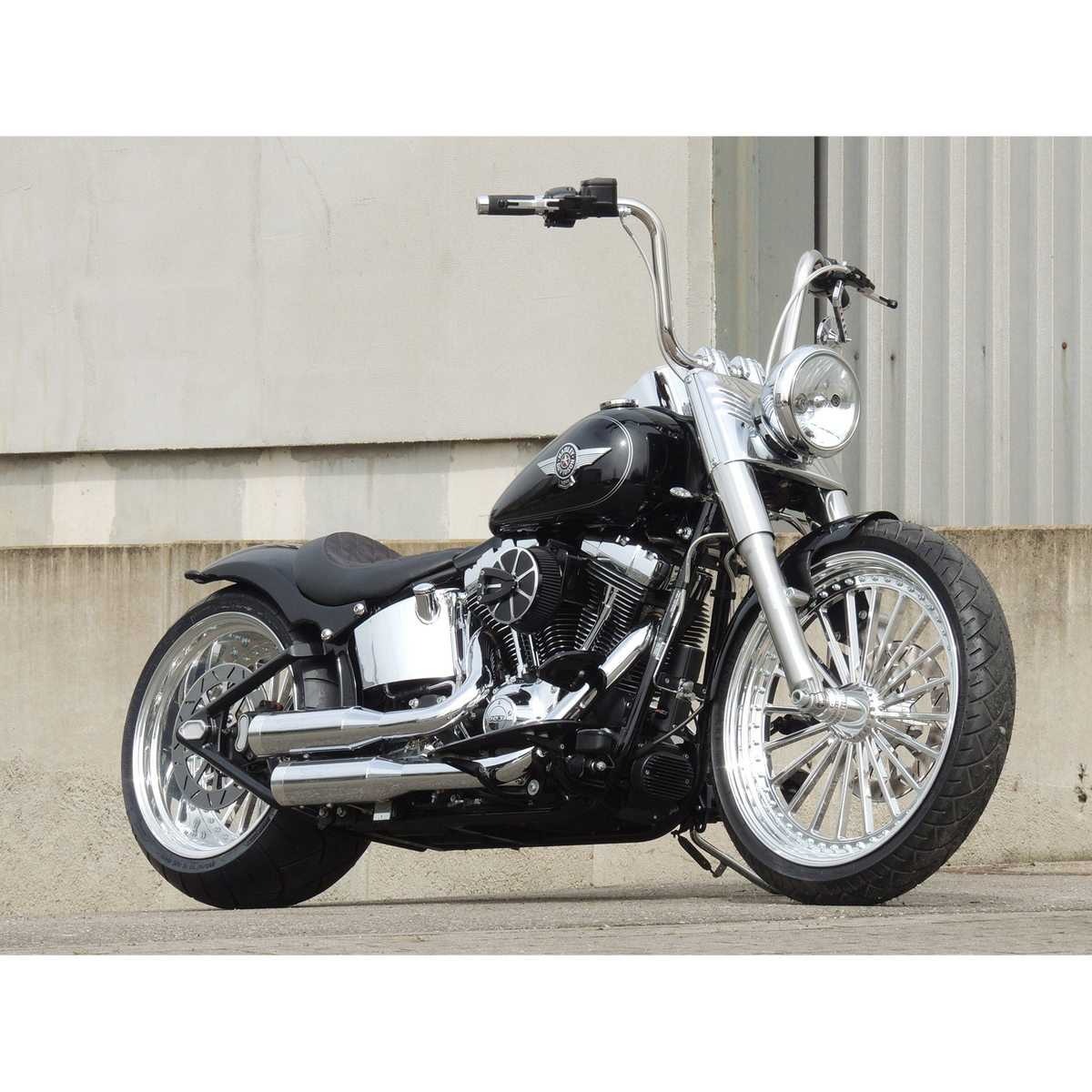 Rick's V-Team T55 Stainless Ape Hanger 12"