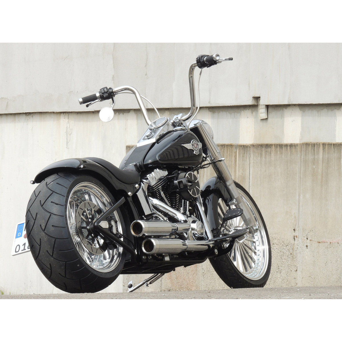 Rick's V-Team T55 Stainless Ape Hanger 12"