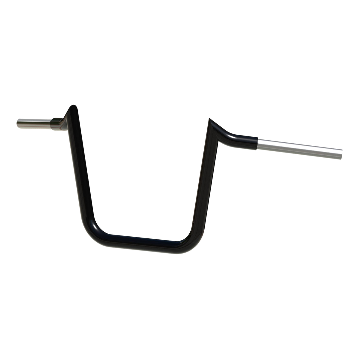 Rick's V-Team Z55S Stainless Mitered Small Center Ape Hanger 12"
