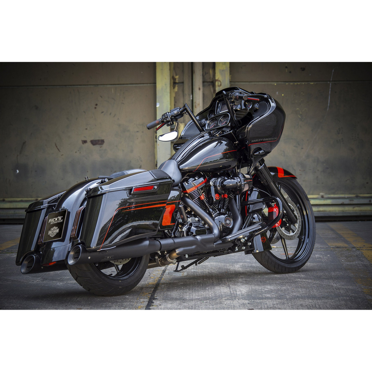 Rick's V-Team Z55 Stainless Mitered Ape Hanger 12"