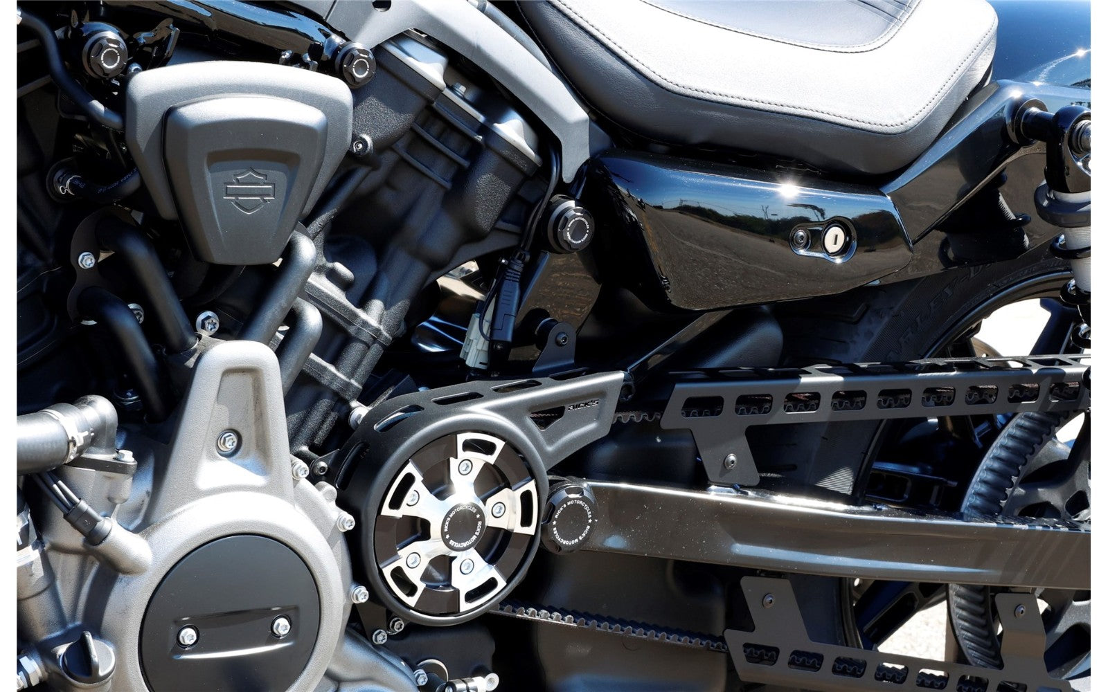 Rick's Premium Rahmenmutternabdeckungen (22 mm) – Set – Nightster 22 und älter