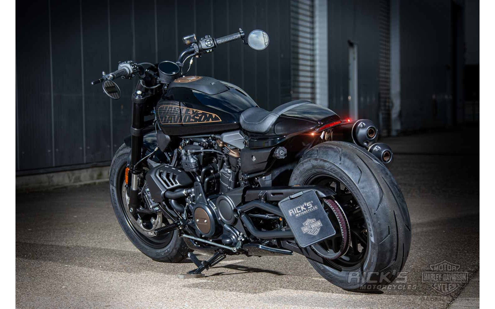 Rick's Shift Peg AK4.7 Schwarz - Sportster S / Nightster