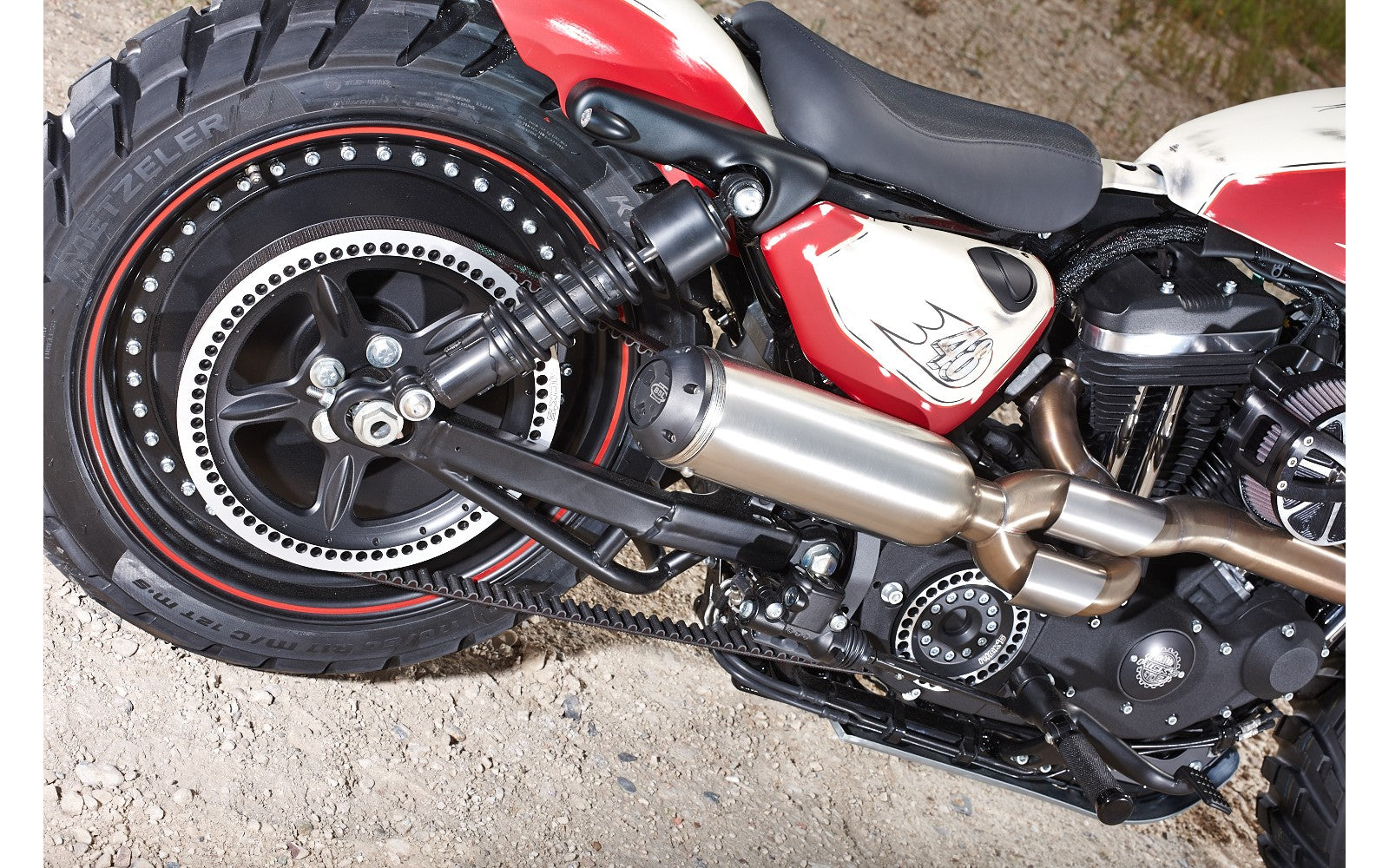 Cubiertas de puntal de guardabarros de Rick - Sportster 04 en adelante