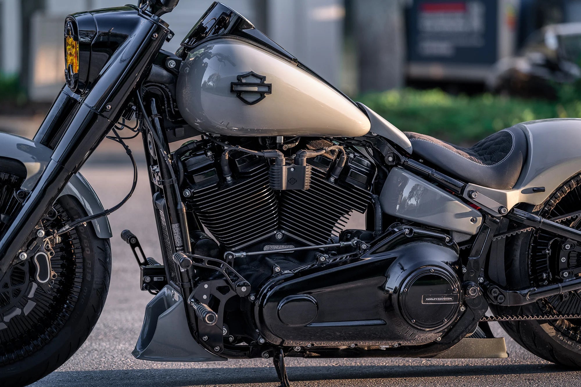 Junta tórica para controles delanteros de Rick, OEM, negra - Softail 18 en adelante