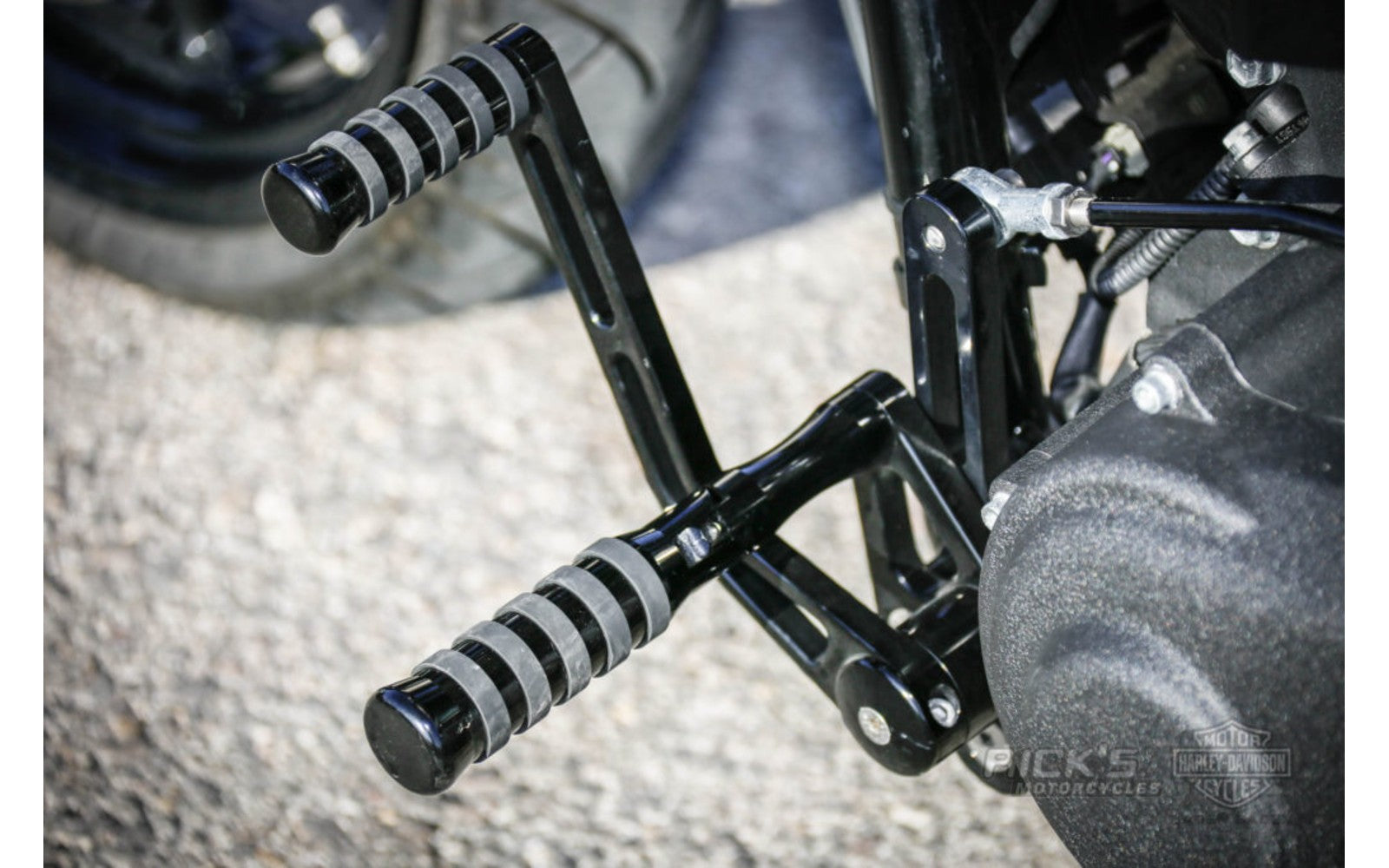 Junta tórica de 2,5" para controles delanteros de Rick, pulido - Dyna 06-17