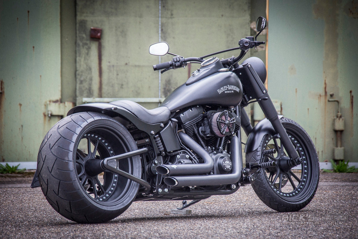Rick's GT2 wheels on a custom Harley-Davidson