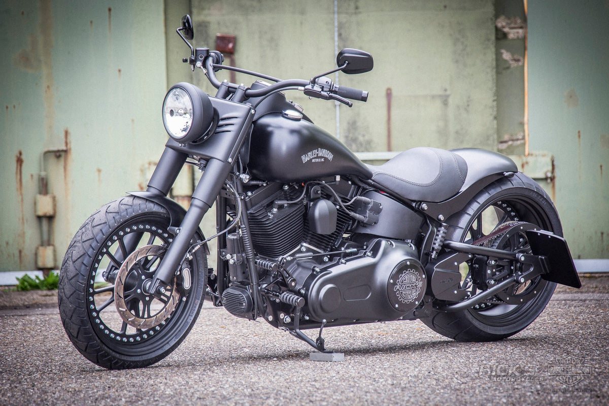 Rick's GT2 wheels on a custom Harley-Davidson