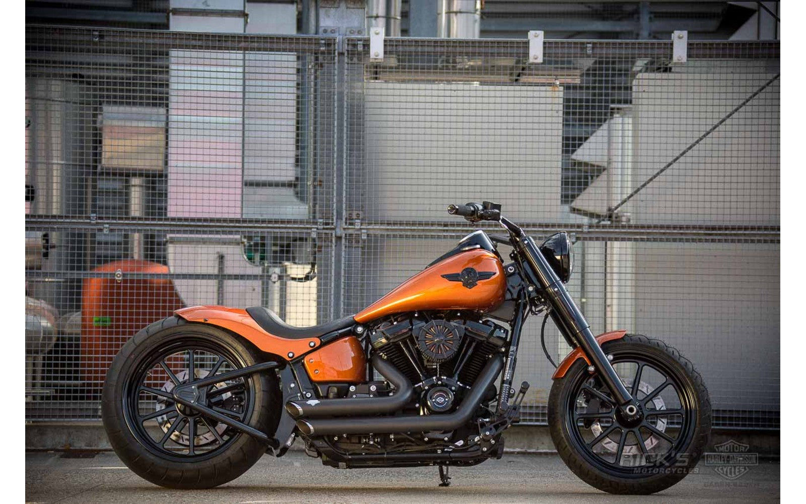 Rick's Steel Rear Fender 300 Tire - Softail Narrow 18-up