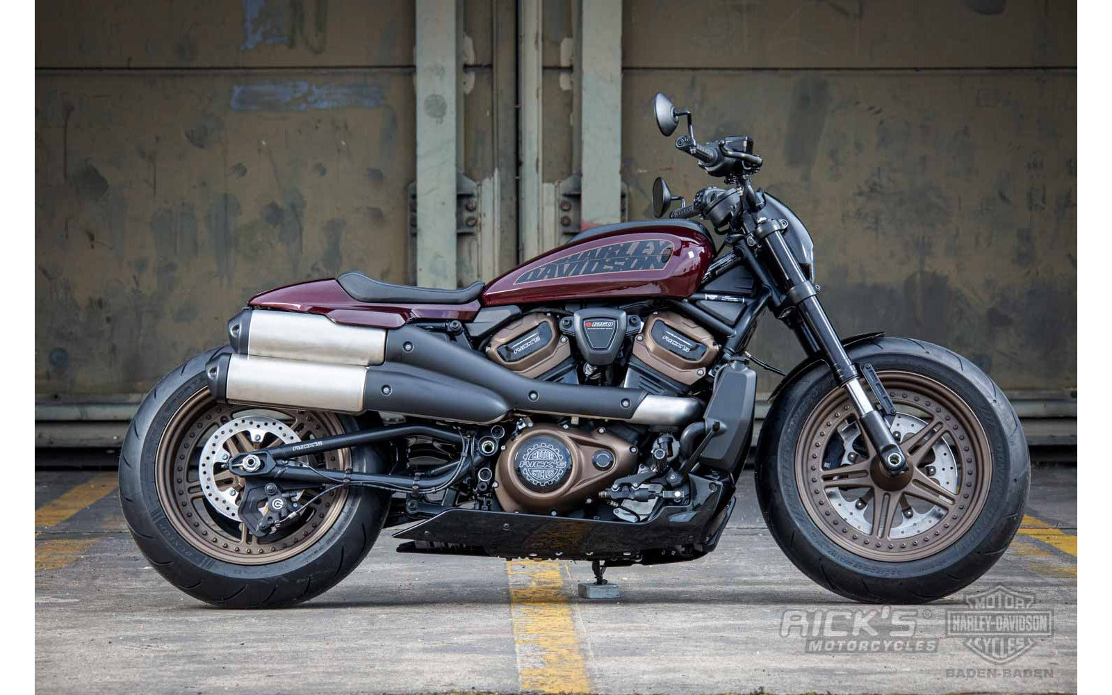 Rick's 17" Front Fender Steel - Sportster S 21-up