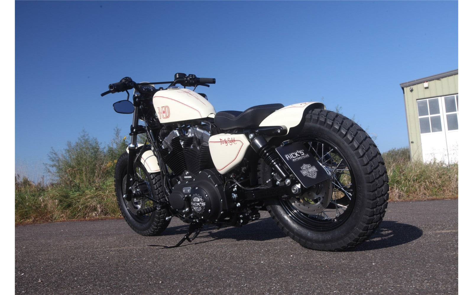 Rick's Rear Fender "Bobber GRP" Short - Sportster 10-up