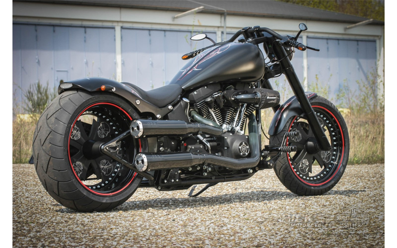 Kit de modificación de tanque de Rick "EFI Clean" - Softail 2000-2017
