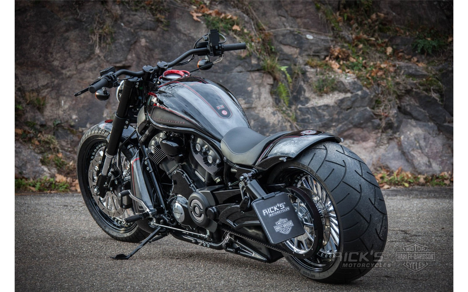 Rick's Side License Plate Bracket (Rick's Swingarm) - V-Rod 07-17