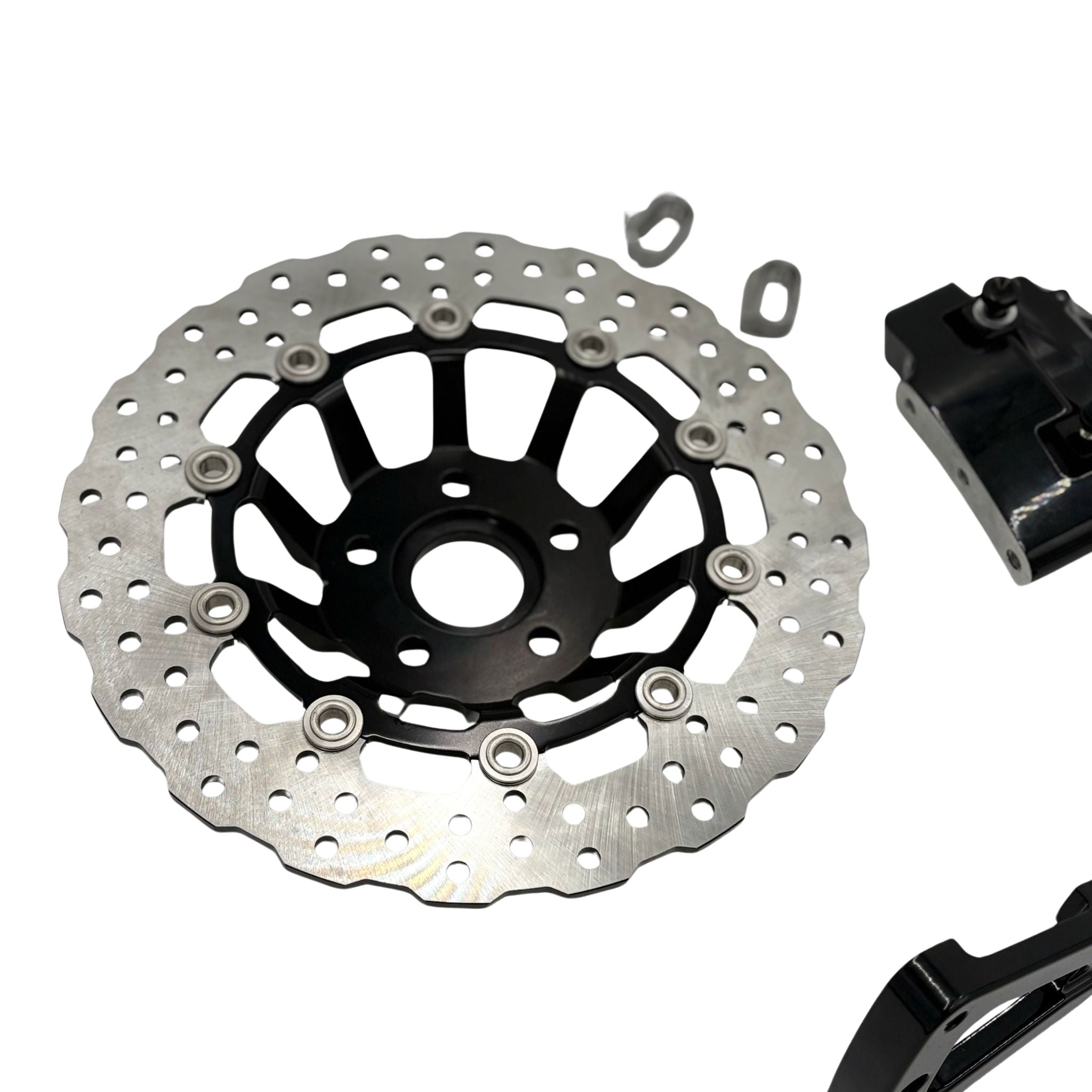 Kit de reubicación de freno trasero de Rick - Softail 18 en adelante