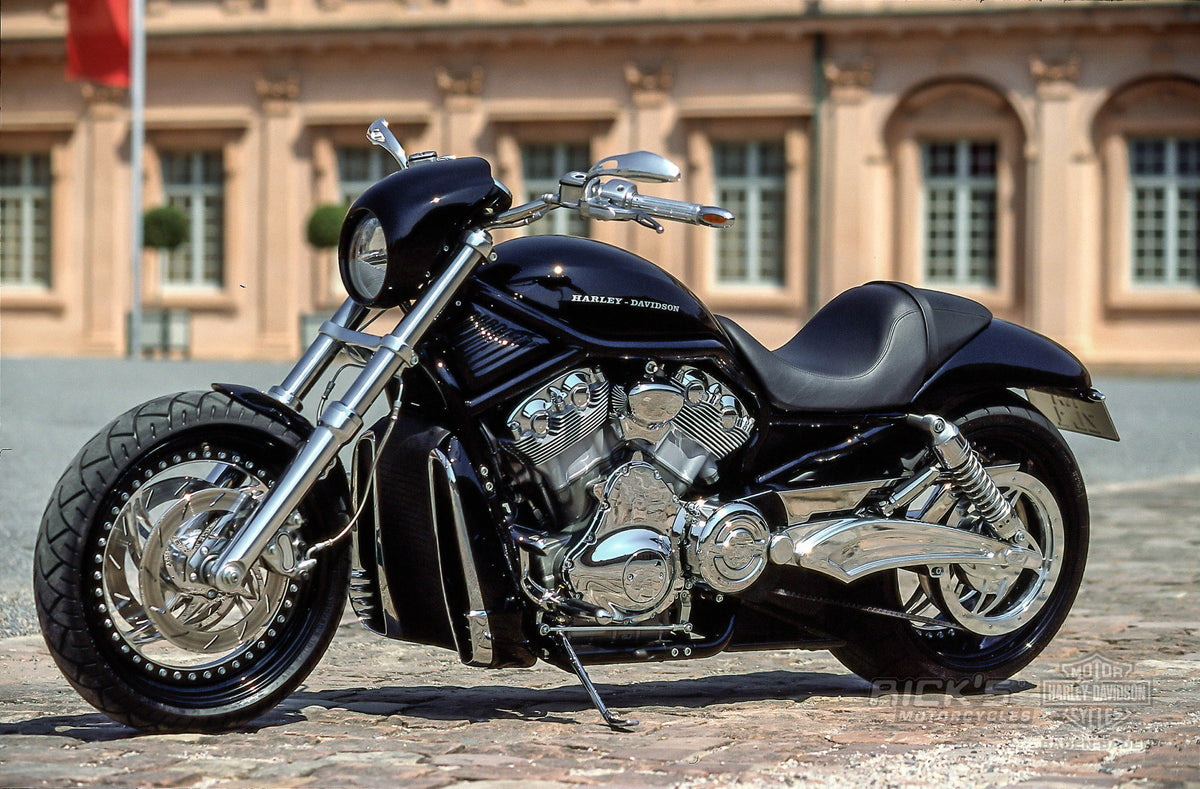 Rick's Freestyle wheels on a custom Harley-Davidson