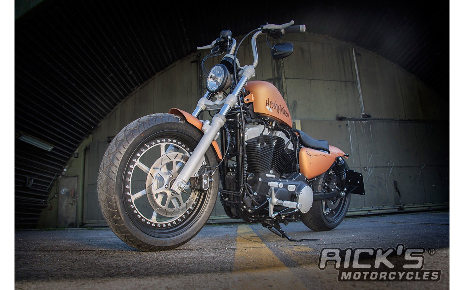 Rick Shift Peg Knurled Raw - Rick's Motorcycles USA - Custom Parts for Harley - Davidson