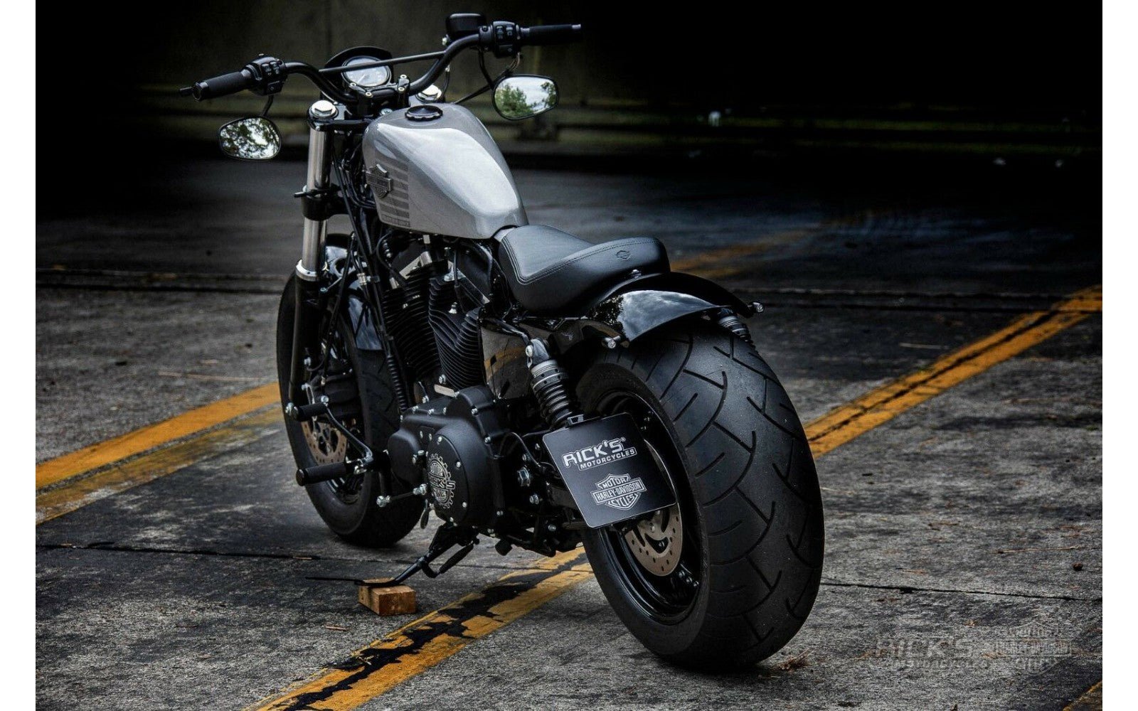 Rick's 1" Handlebar "Dirt Track" Matte Black