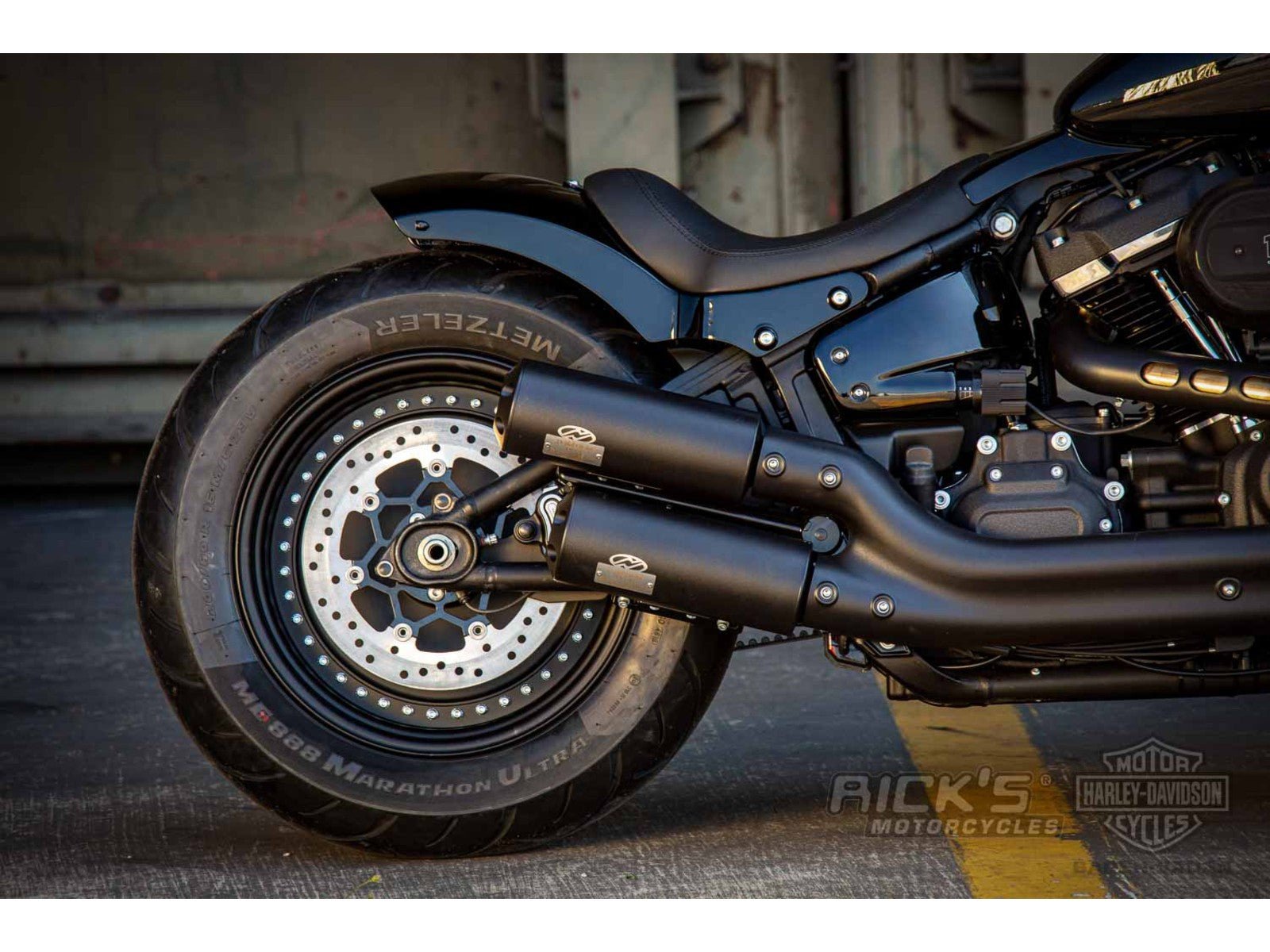 Rick's 180 Rear Fender "Short" - Softail Narrow 18-up
