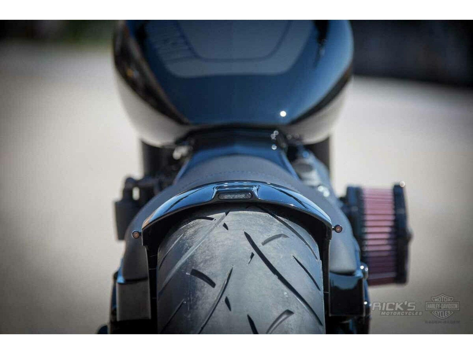 Rick's 180 Steel Rear Fender - Softail Narrow 18-up