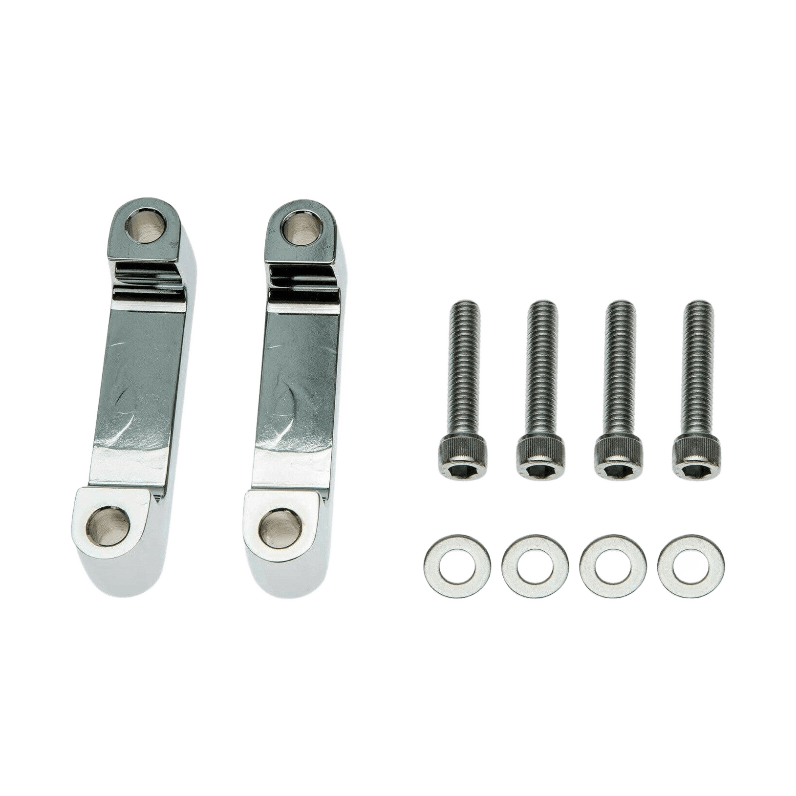 Rick's 21" Front Fender Spacer Kit Polished - Touring 14-up