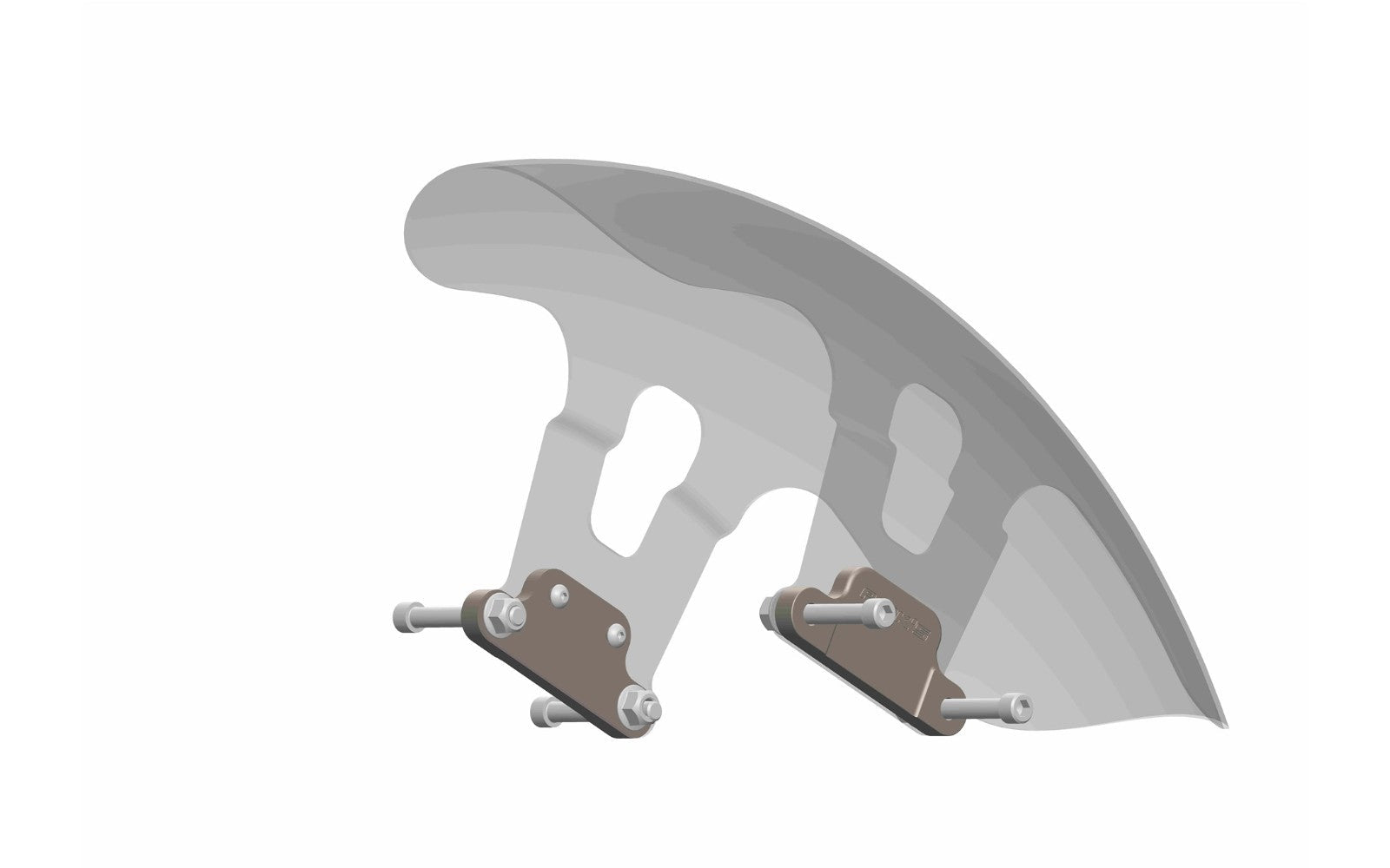 Rick's 21" Front Fender Spacer Kit Raw - Touring 14-up