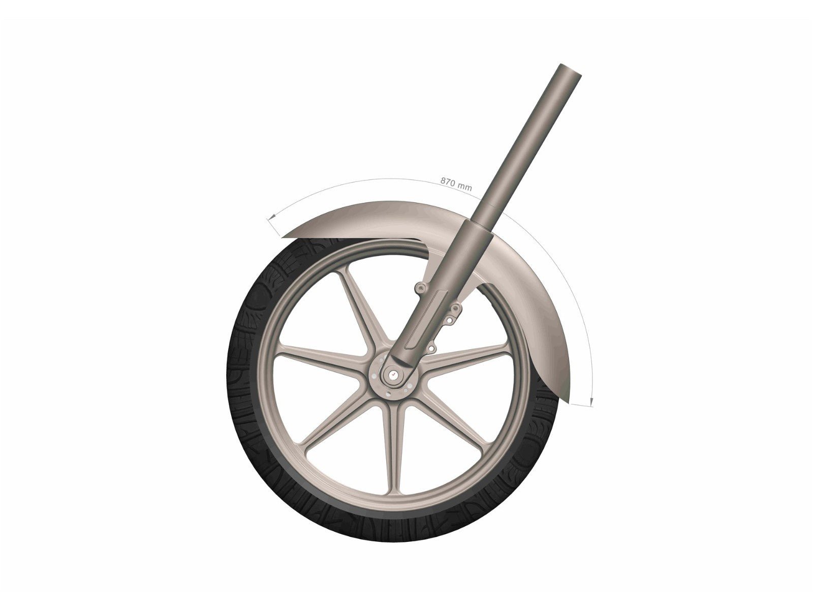 Rick's 21" Front Fender Steel - Touring 07 - up - Rick's Motorcycles USA - Custom Parts for Harley - Davidson