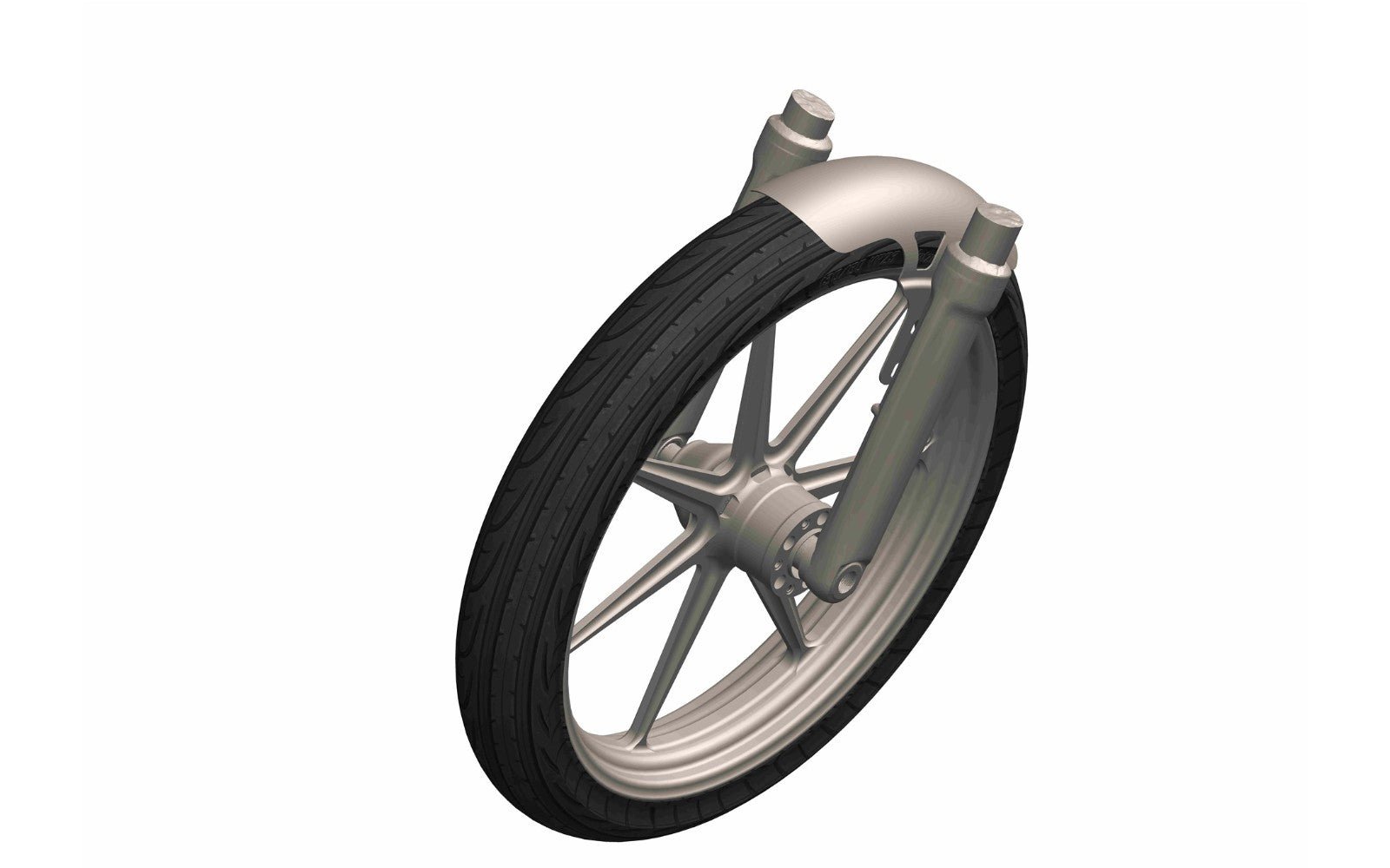Rick's 23" Front Fender Steel - Breakout 13-up