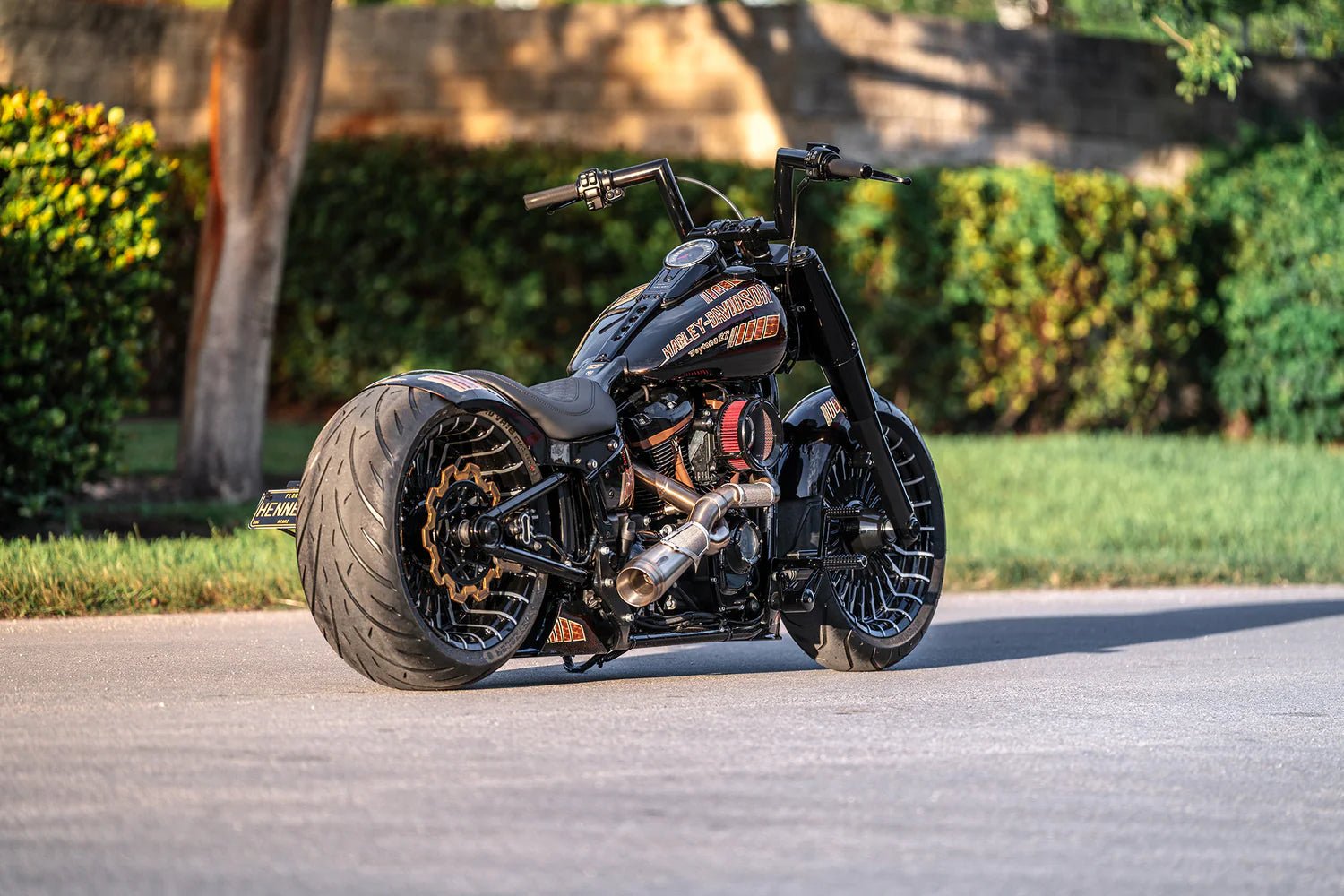 Rick's 240/260 Steel Rear Fender Kit - Fat Boy 18 - up - Rick's Motorcycles USA - Custom Parts for Harley - Davidson