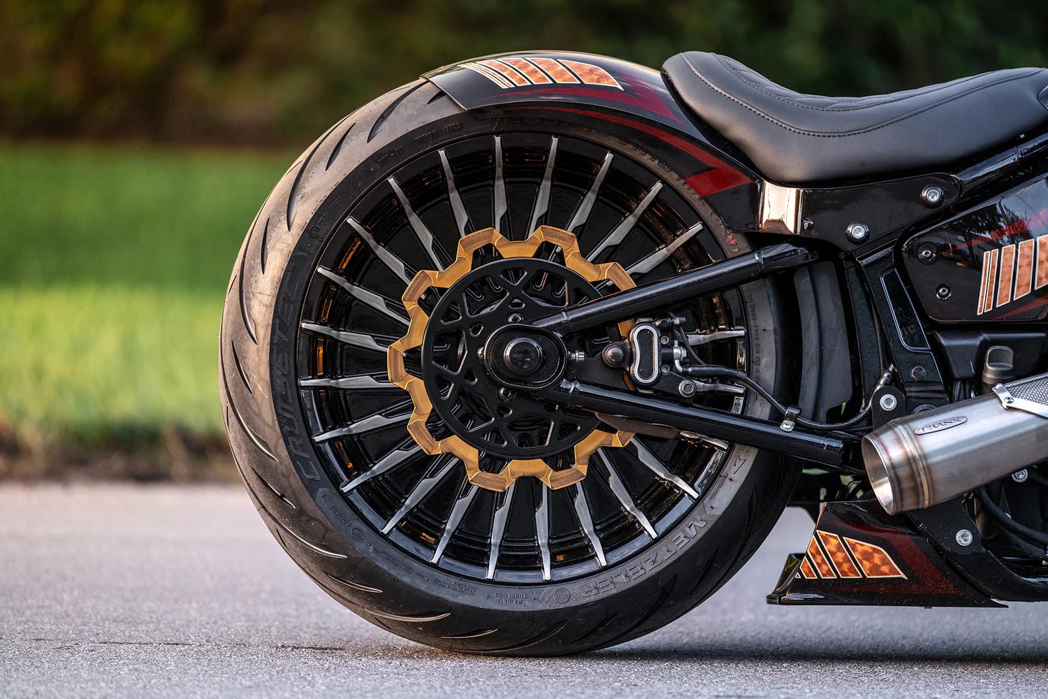 Rick's 240/260 Steel Rear Fender Kit - Fat Boy 18 - up - Rick's Motorcycles USA - Custom Parts for Harley - Davidson