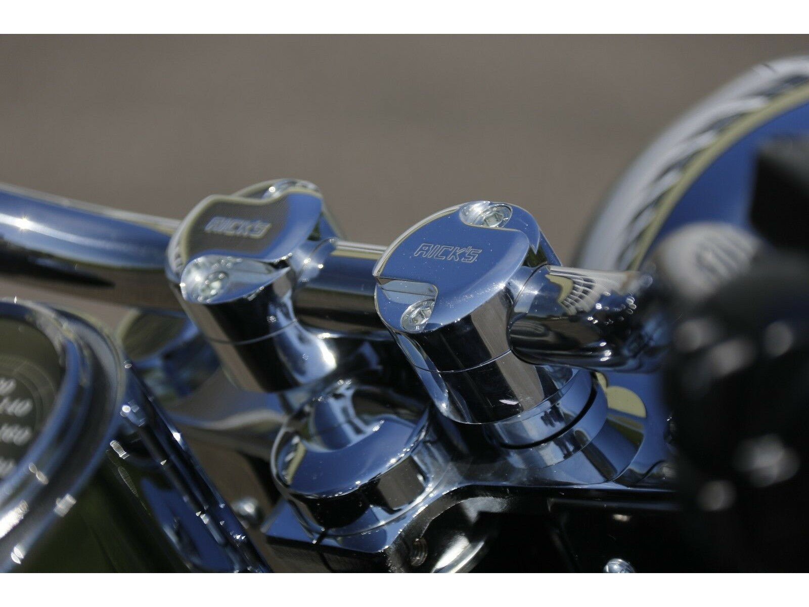 Rick's 25.4mm Bar Risers "Classic" Polished