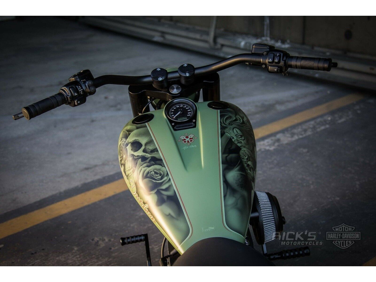 Rick's 25.4mm Bar Risers "Classic" Polished