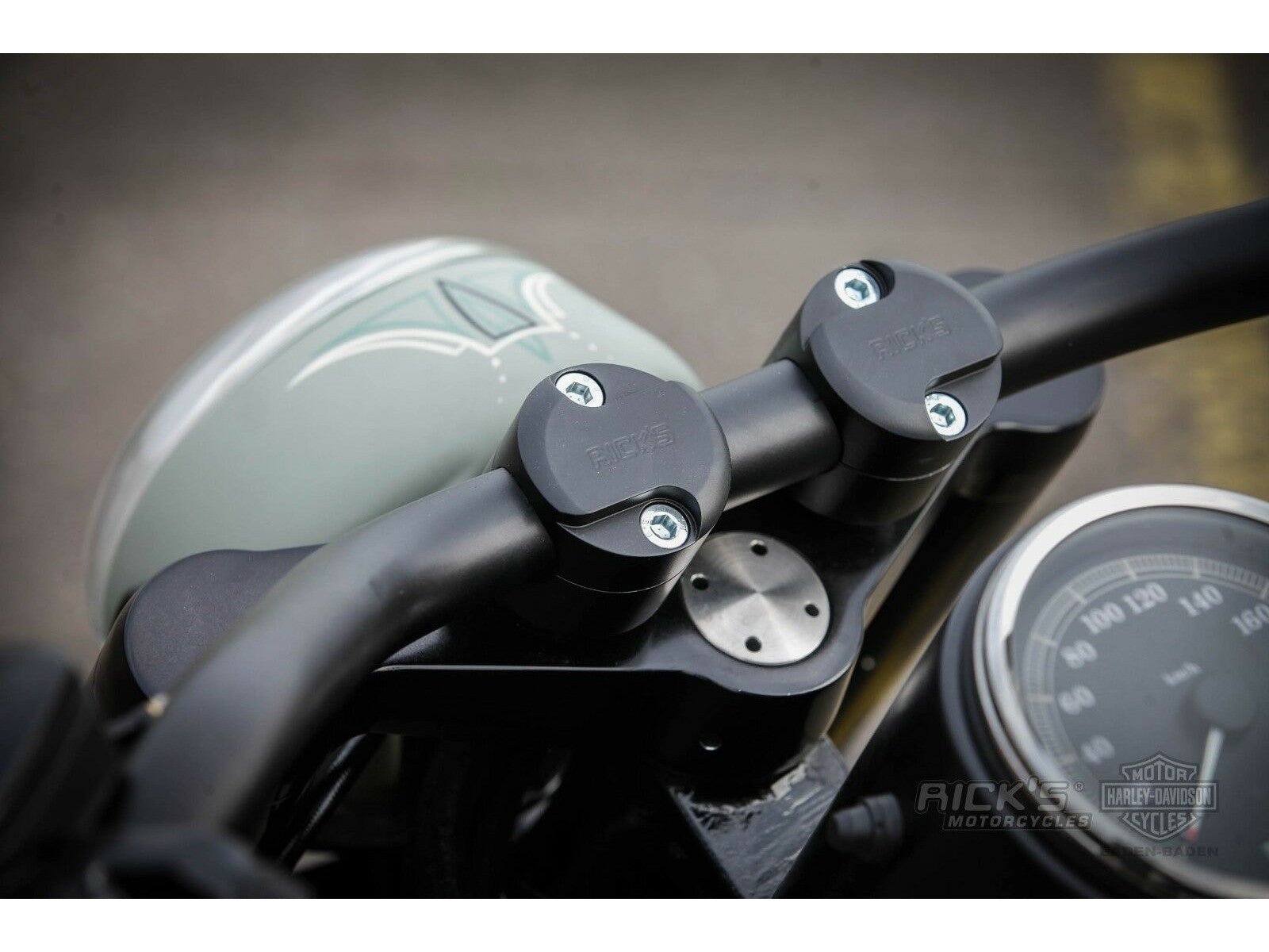 Rick's 30mm Bar Risers "Classic" Black