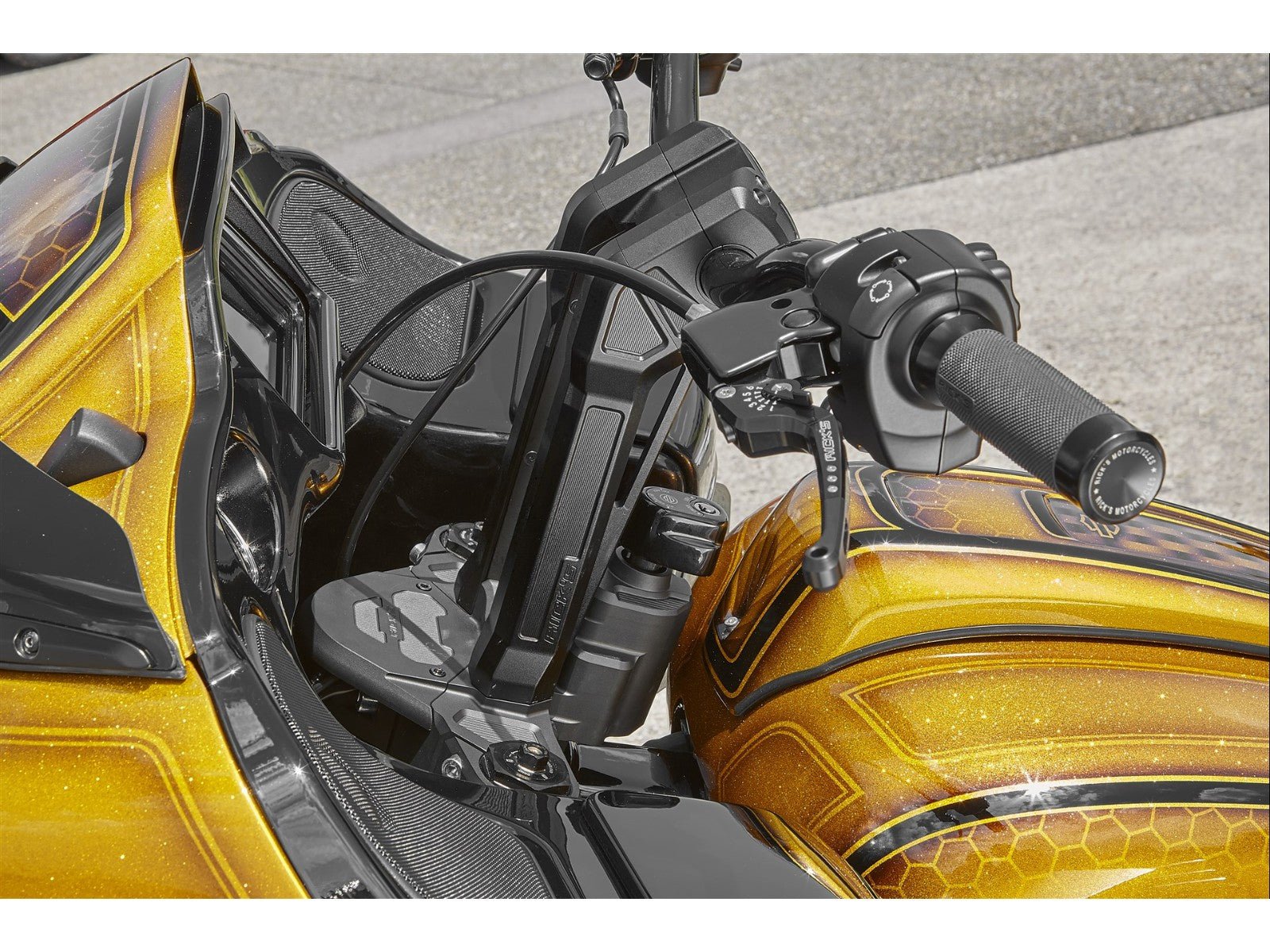 Rick's 8.5" Clubstyle Riser Set For Digital Speedo - Road Glide 14-23