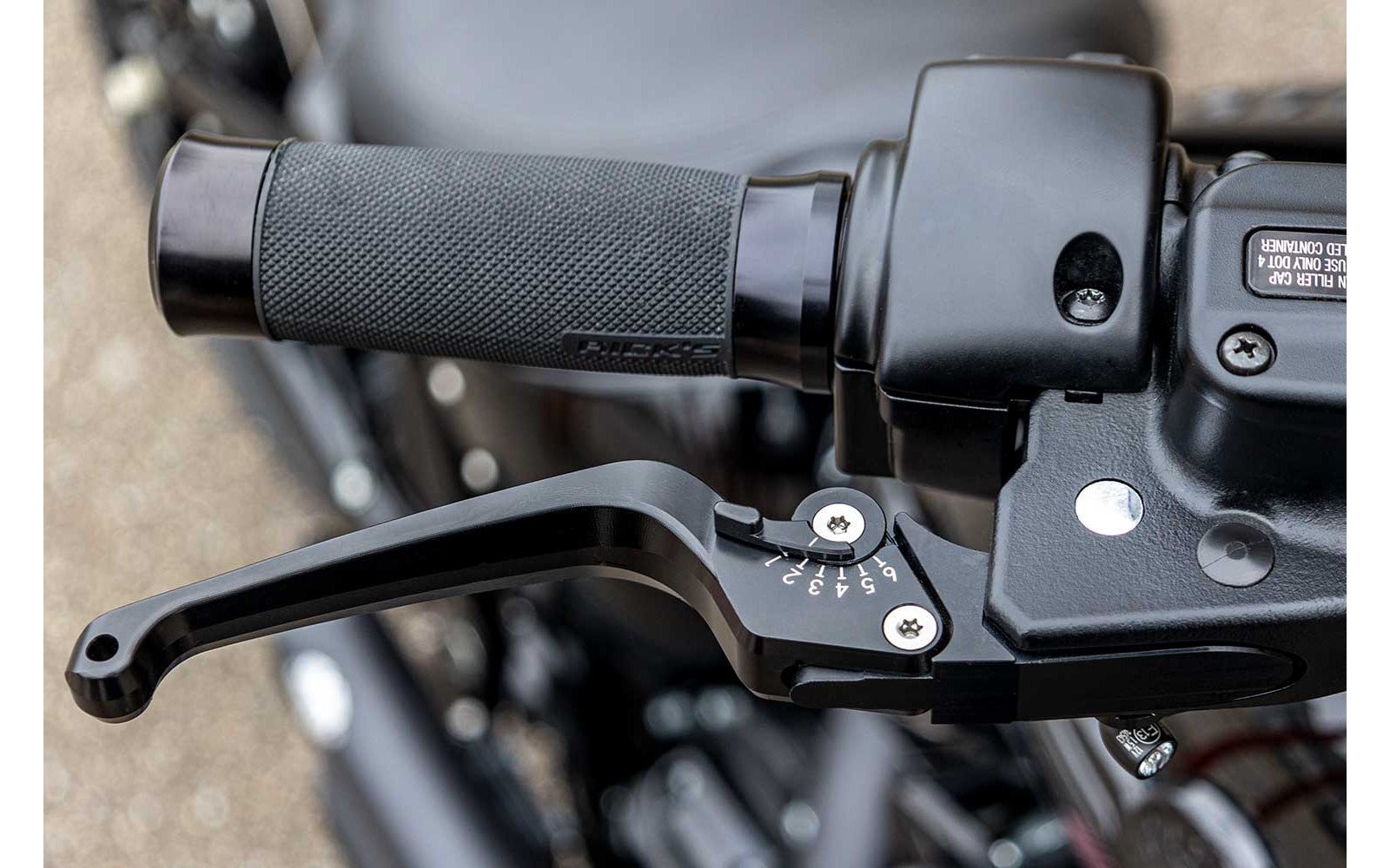 Rick's Adjustable Levers "Classic" Set - Sportster 14 - 20 - Rick's Motorcycles USA - Custom Parts for Harley - Davidson