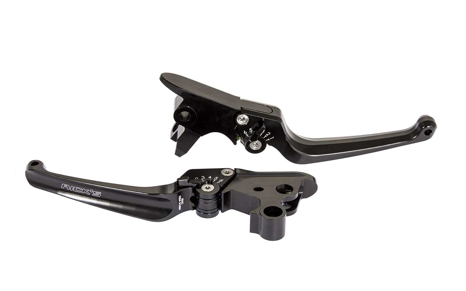 Rick's Adjustable Levers "Classic" Set - Touring 05 - 13 - Rick's Motorcycles USA - Custom Parts for Harley - Davidson